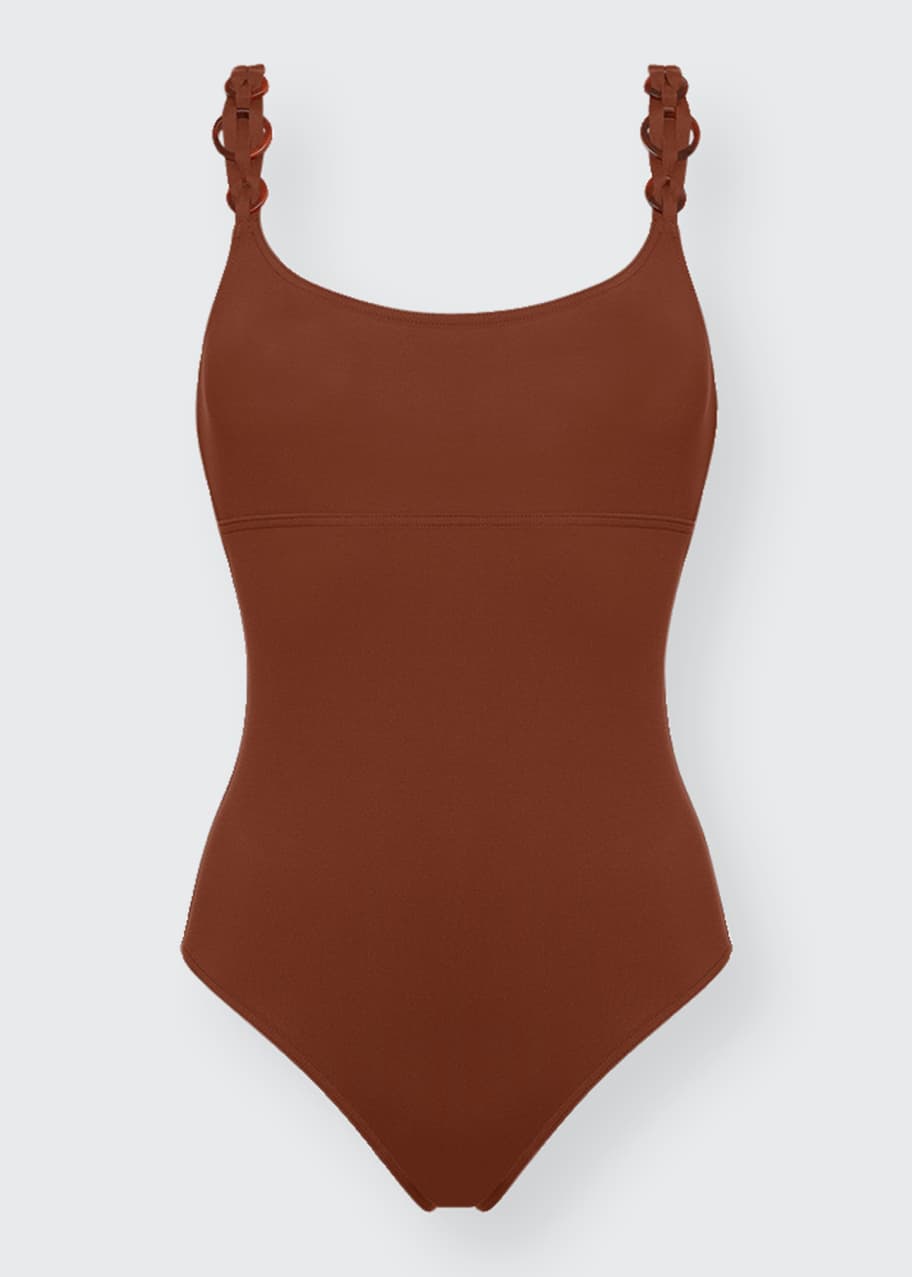 Eres Sahara ScoopNeck OnePiece Swimsuit with Ring Details Bergdorf Goodman