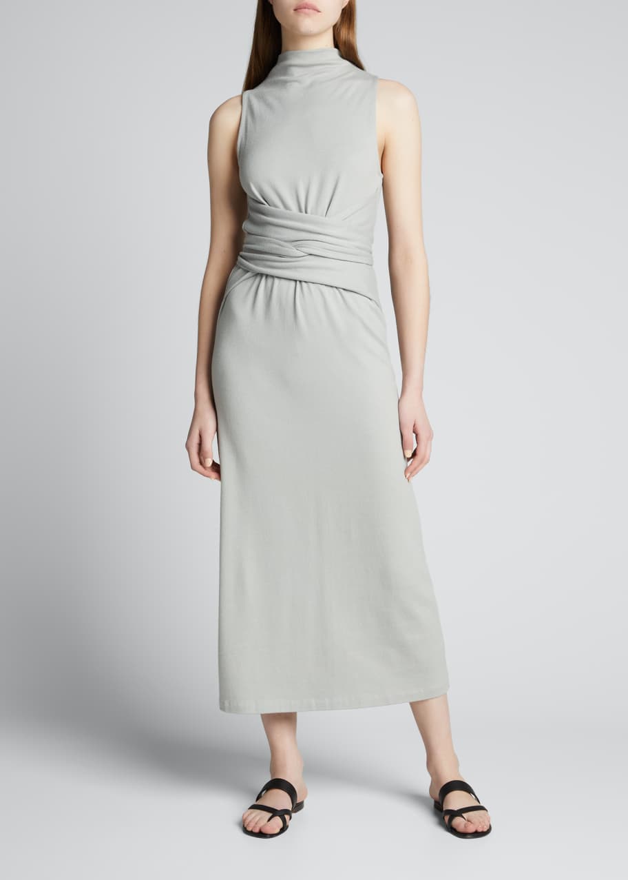 Vince sleeveless wrap dress cheap