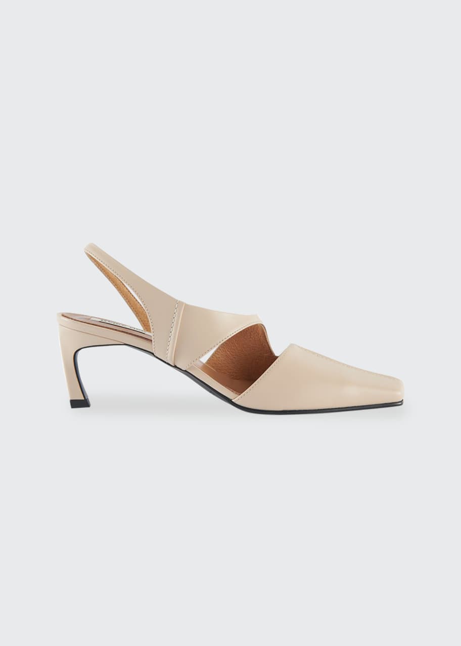 Reike Nen 60mm Cutout Leather Slingback Pumps Bergdorf Goodman