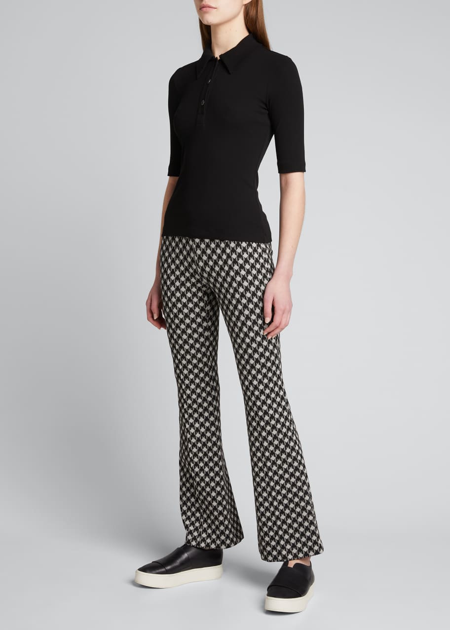 Rosetta Getty ElbowSleeve Polo Shirt Bergdorf Goodman