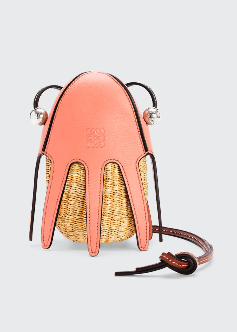 Loewe x Paula's Ibiza Mini Octopus Basket Shoulder Bag - Bergdorf
