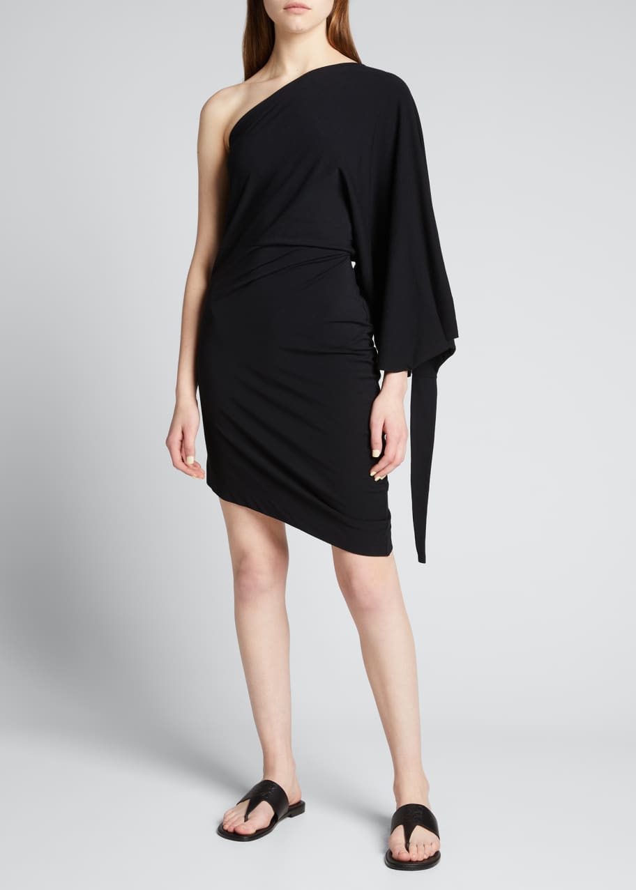 Loewe x Paula's Ibiza Asymmetric One-Shoulder Dress - Bergdorf Goodman