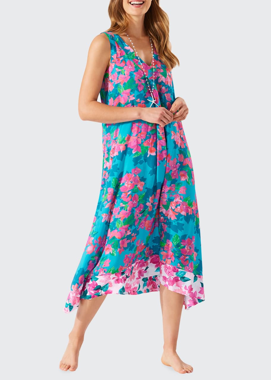 Tommy Bahama Bougainvillea Convertible Scarf Coverup Dress