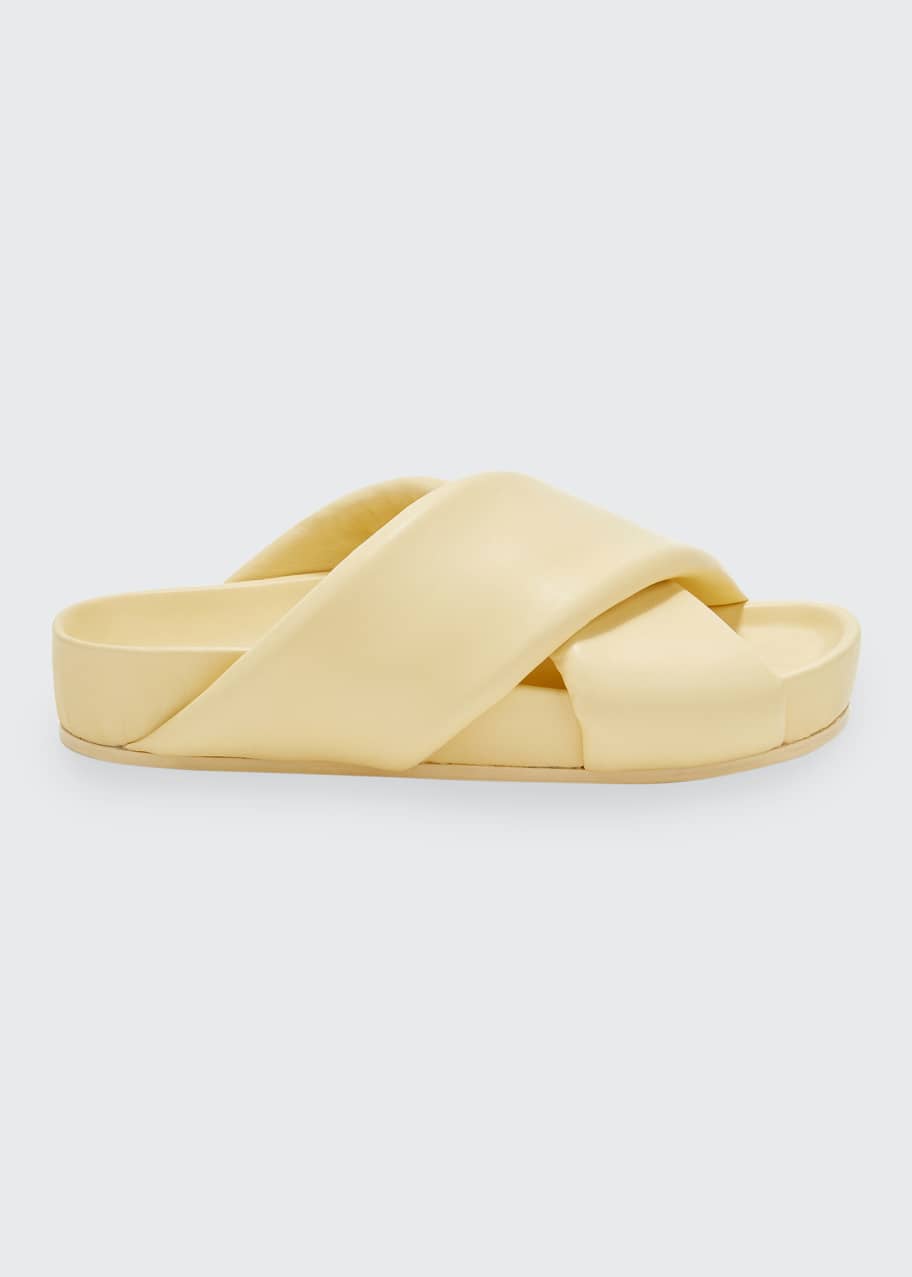 ★Jil Sander★Napa Padded Slide Coconut JS38044A15205105 MUSINSA | JIL SANDER Padding Slide - Coconut / JS38044A15205105