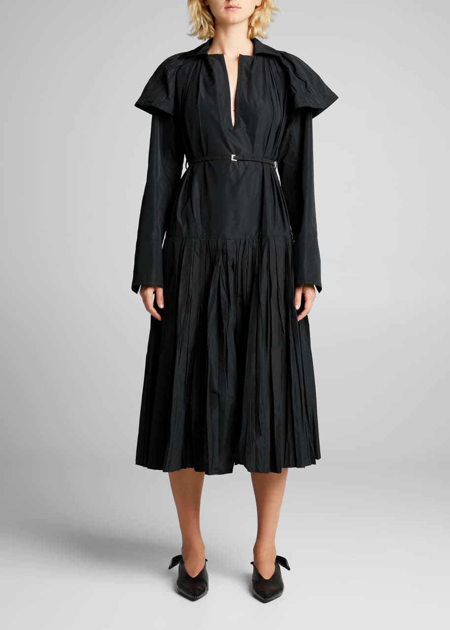 thick ribbed midi dress Downtown Stroll Ribbed Midi S / Black