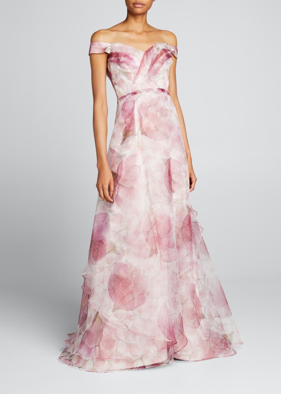 Rene ruiz off the shoulder new arrivals gown