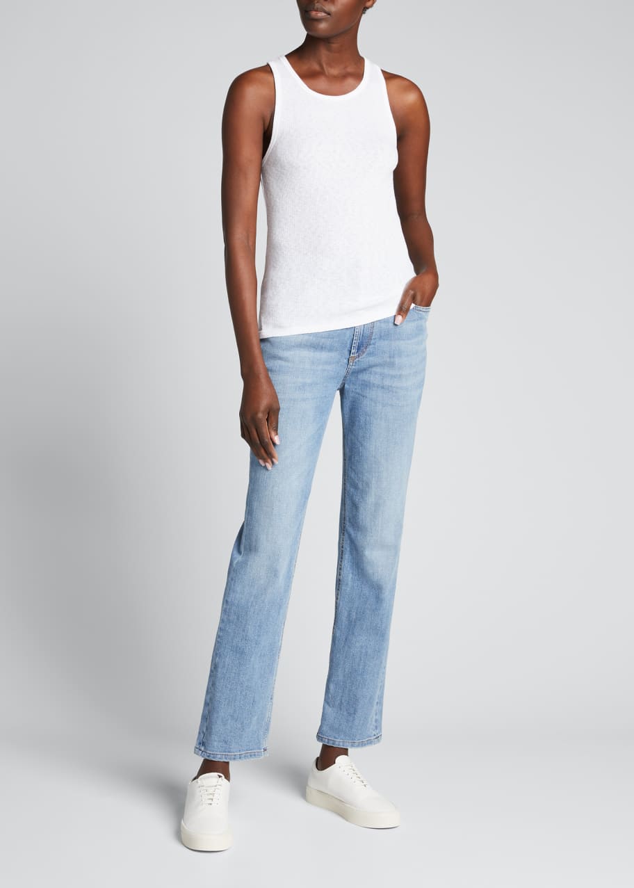 FRAME Boyfriend Racer Tank Bergdorf Goodman