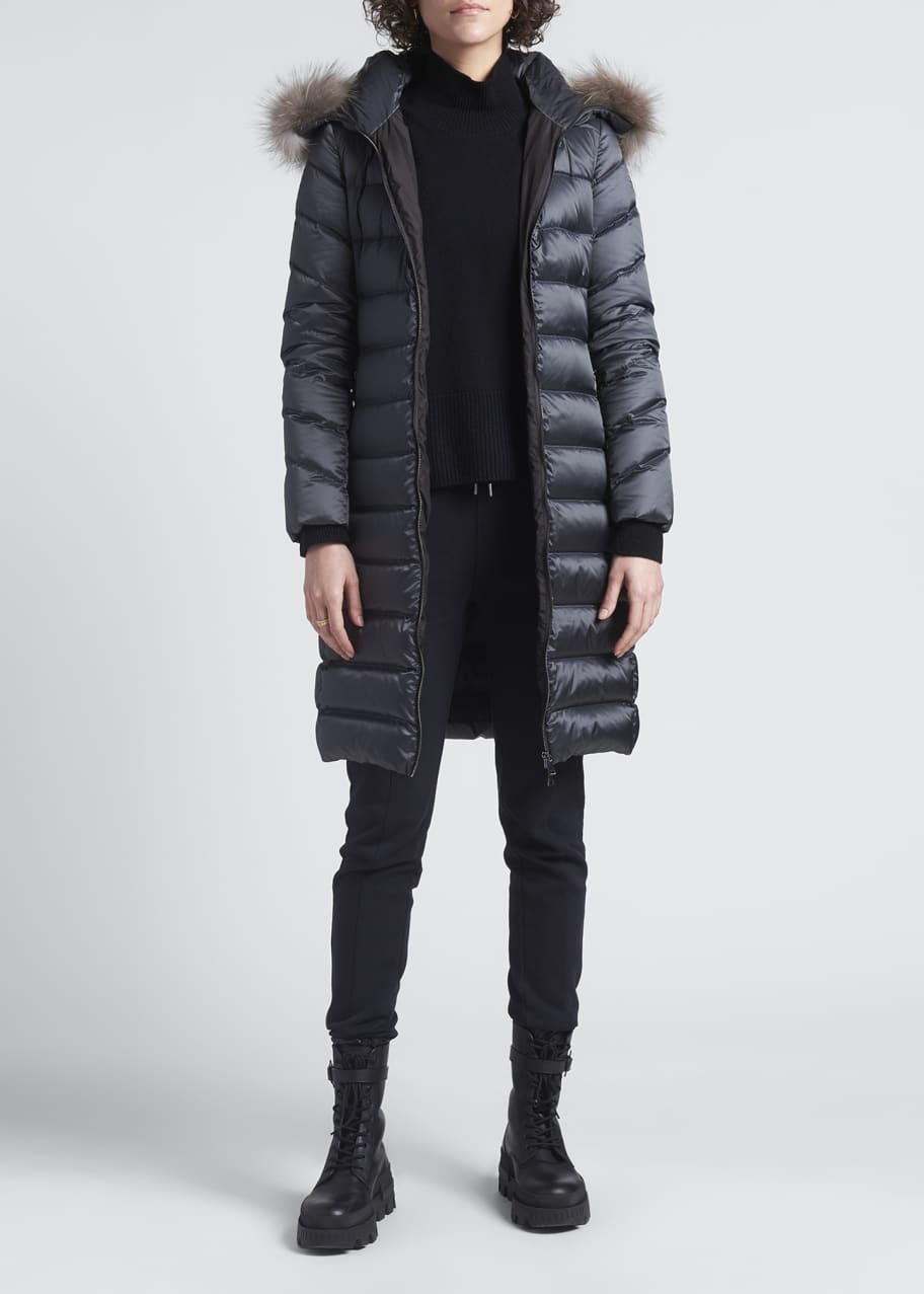 Moncler Leersie Belted Puffer Coat - Bergdorf Goodman