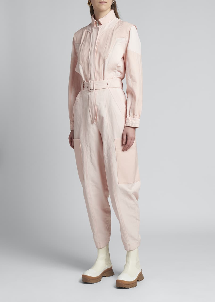 Stella McCartney Nora All In One Belted Jumpsuit - Bergdorf Goodman