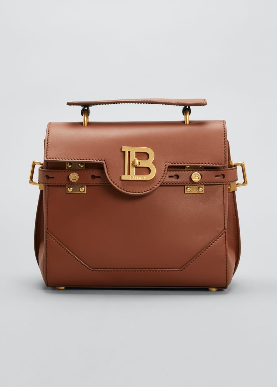 Balmain BBuzz 23 Calfskin Leather Shoulder Bag Bergdorf Goodman