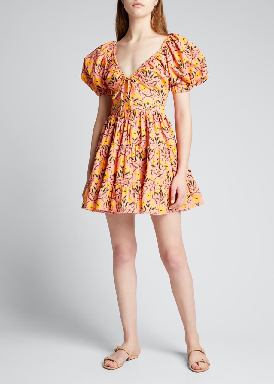 agua bendita short dress Otoo Danza Mini Dress