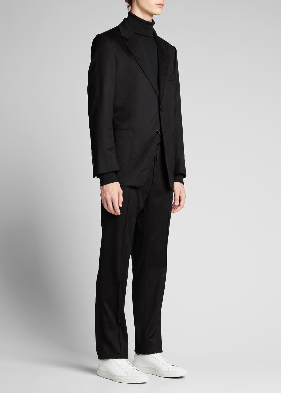 TOM FORD Men's Solid Cashmere Twill Trousers - Bergdorf Goodman