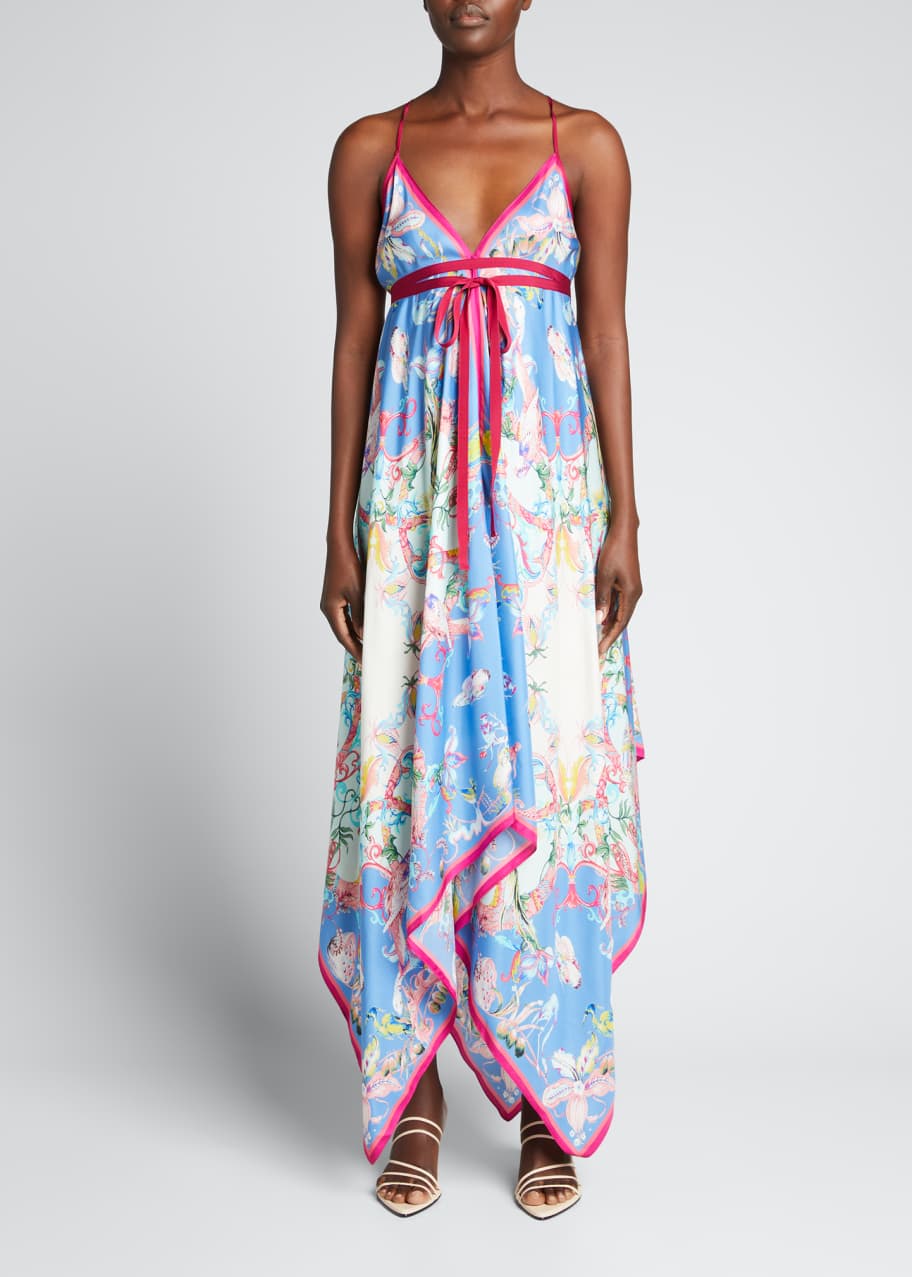 Etro San Diego Foulard Print Maxi Dress - Bergdorf Goodman