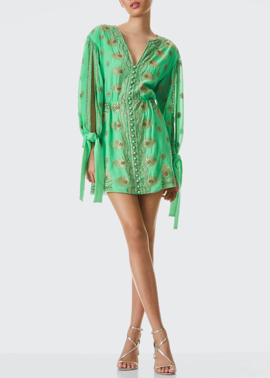 rat and boa isabella dress green Rat & Boa Isabella Dress – Before Midnight Rentals main image 1