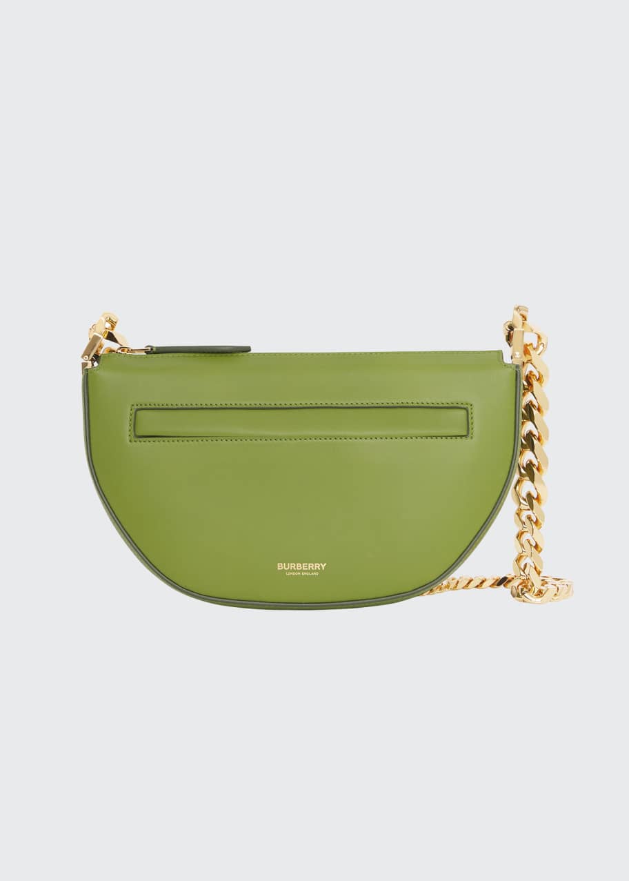 Burberry Olympia Zip Leather Chain Shoulder Bag Bergdorf Goodman