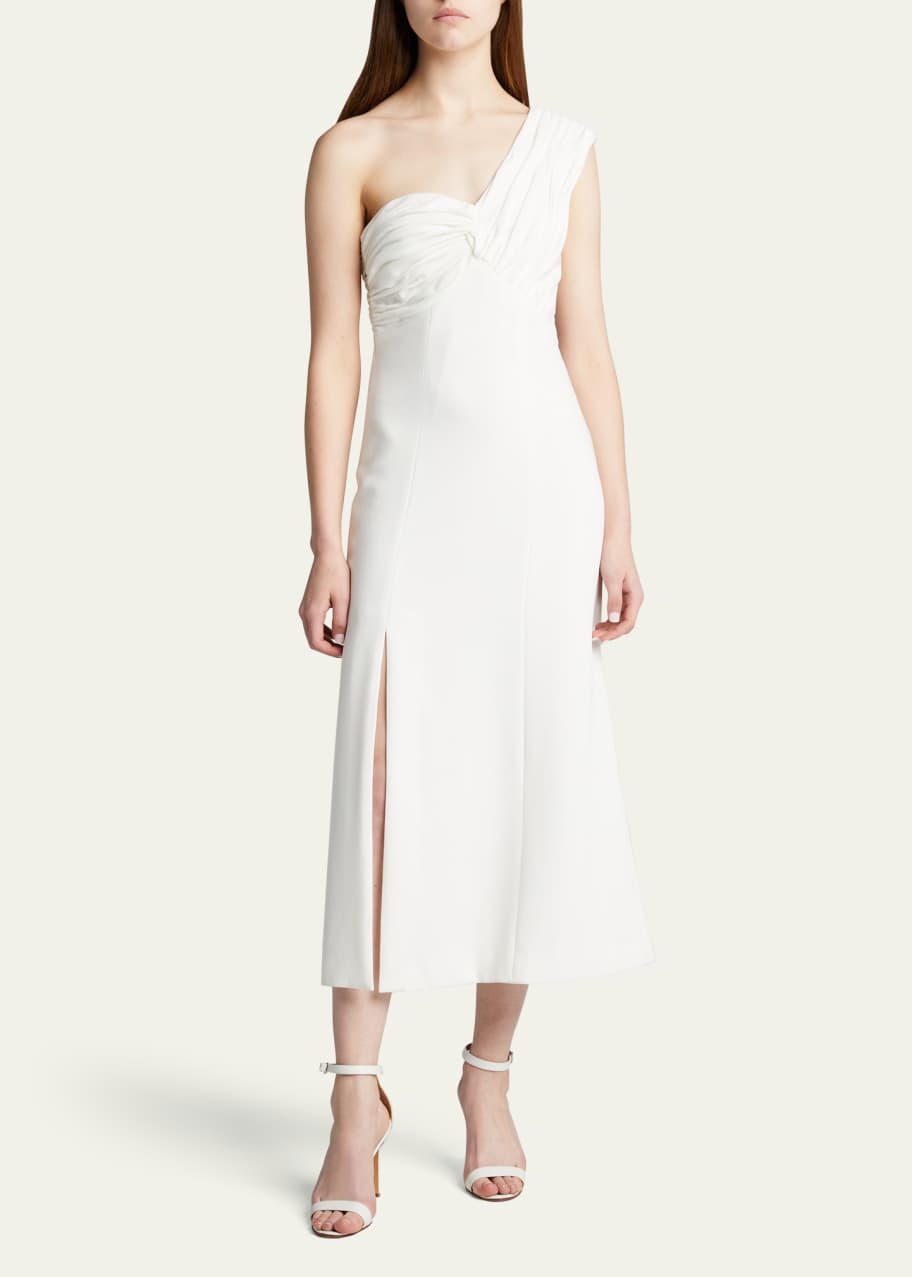 Cinq a sept one shoulder dress discount