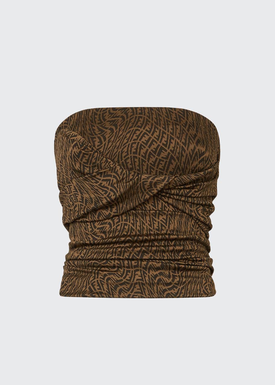 Fendi discount strapless top