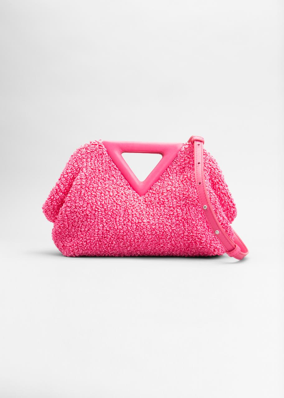 Bottega Veneta Point Curly Raffia Top-Handle Bag - Bergdorf Goodman