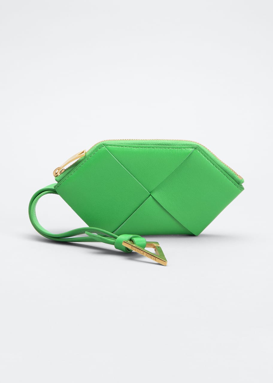 Bottega Veneta Origami Woven Key Chain Pouch Bergdorf Goodman