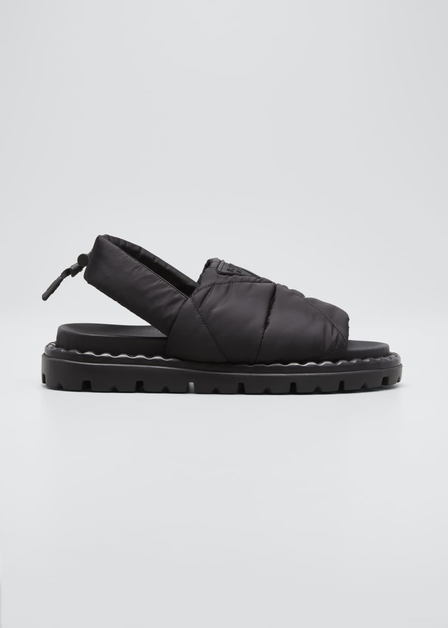 Prada nylon sandals shop