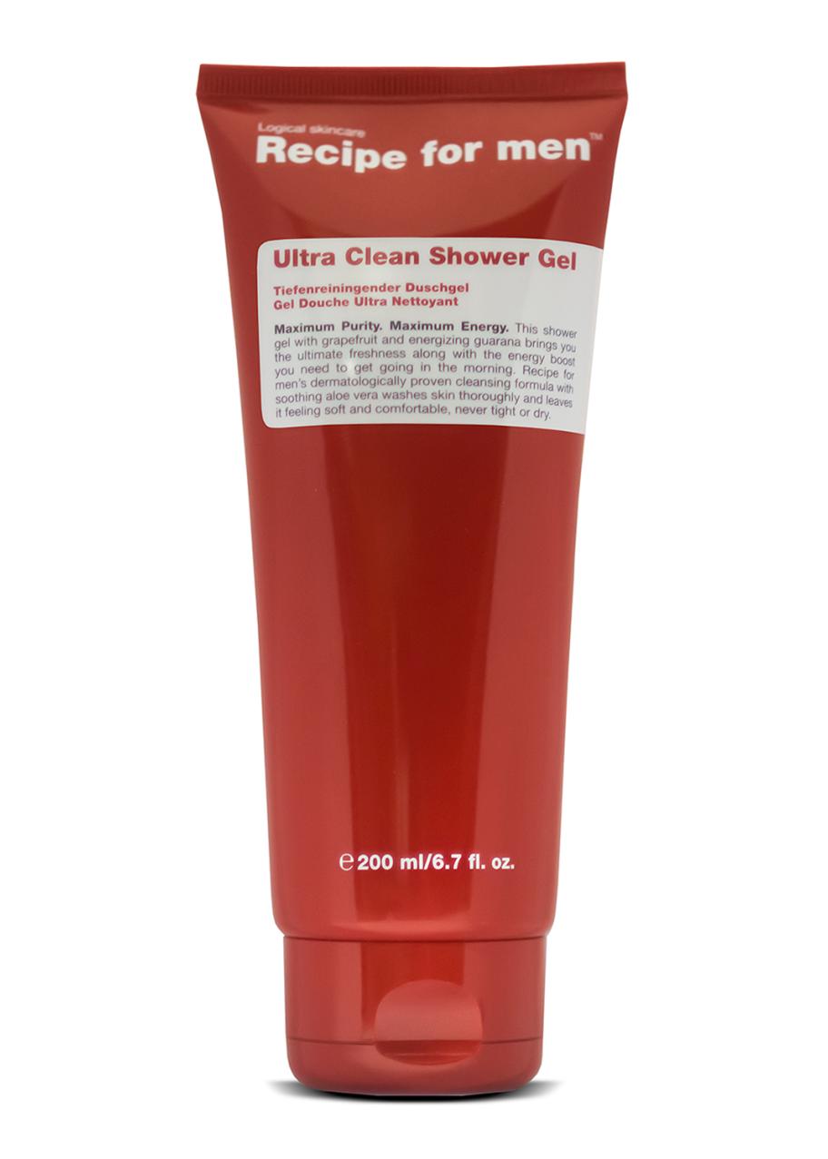 Recipe For Men Ultra Clean Duschgel – Mit Grapefruit & Guarana, Für Männerhaut