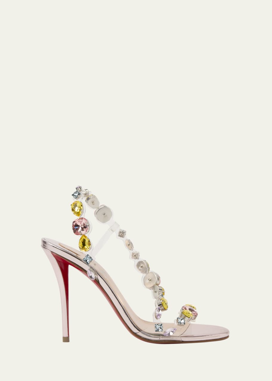 Christian Louboutin 100mm Rosa Z Jewel Sandals - Bergdorf Goodman