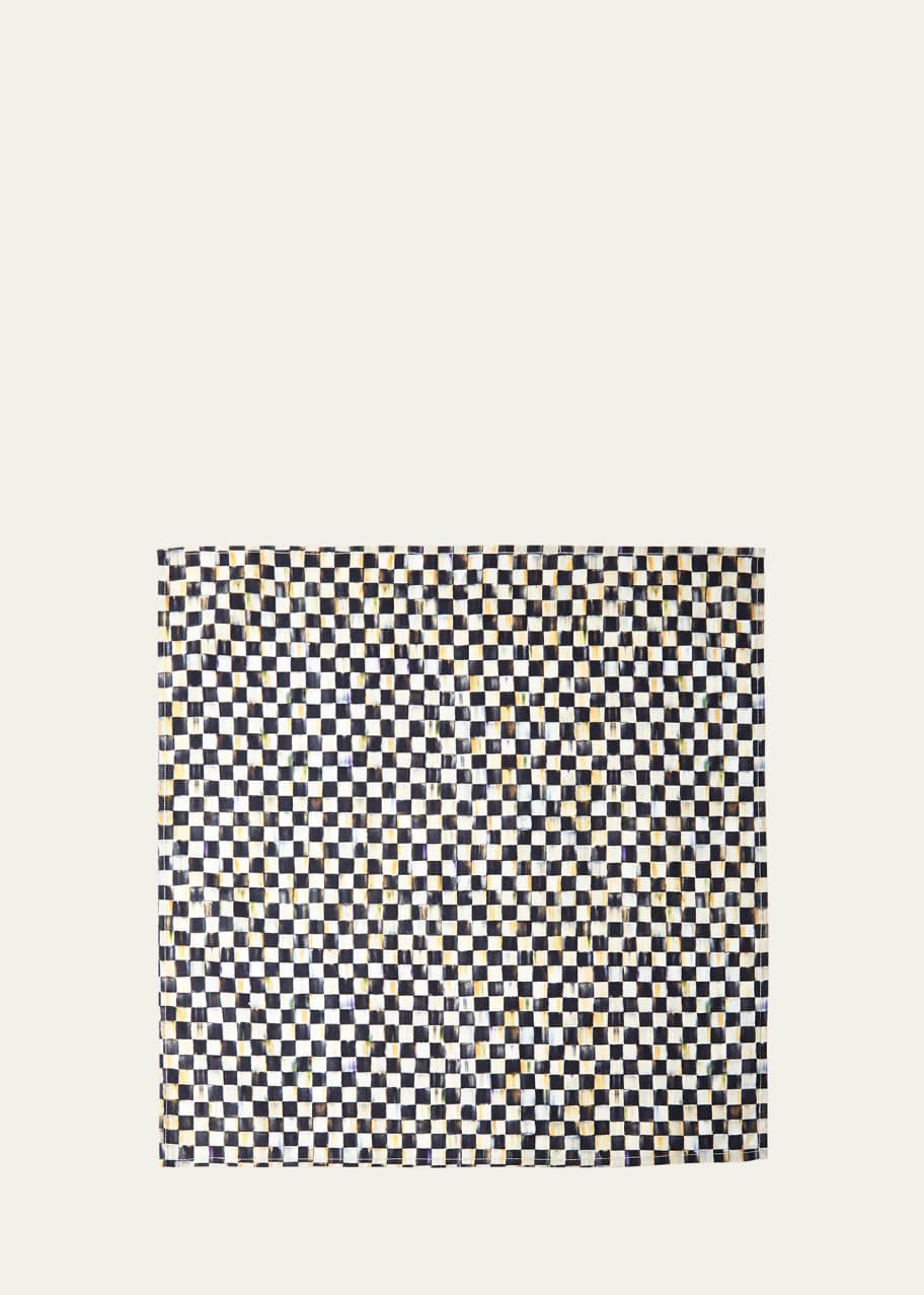 Image 1 of 1: Courtly Check Napkin with 1"Sq. Check Pattern
