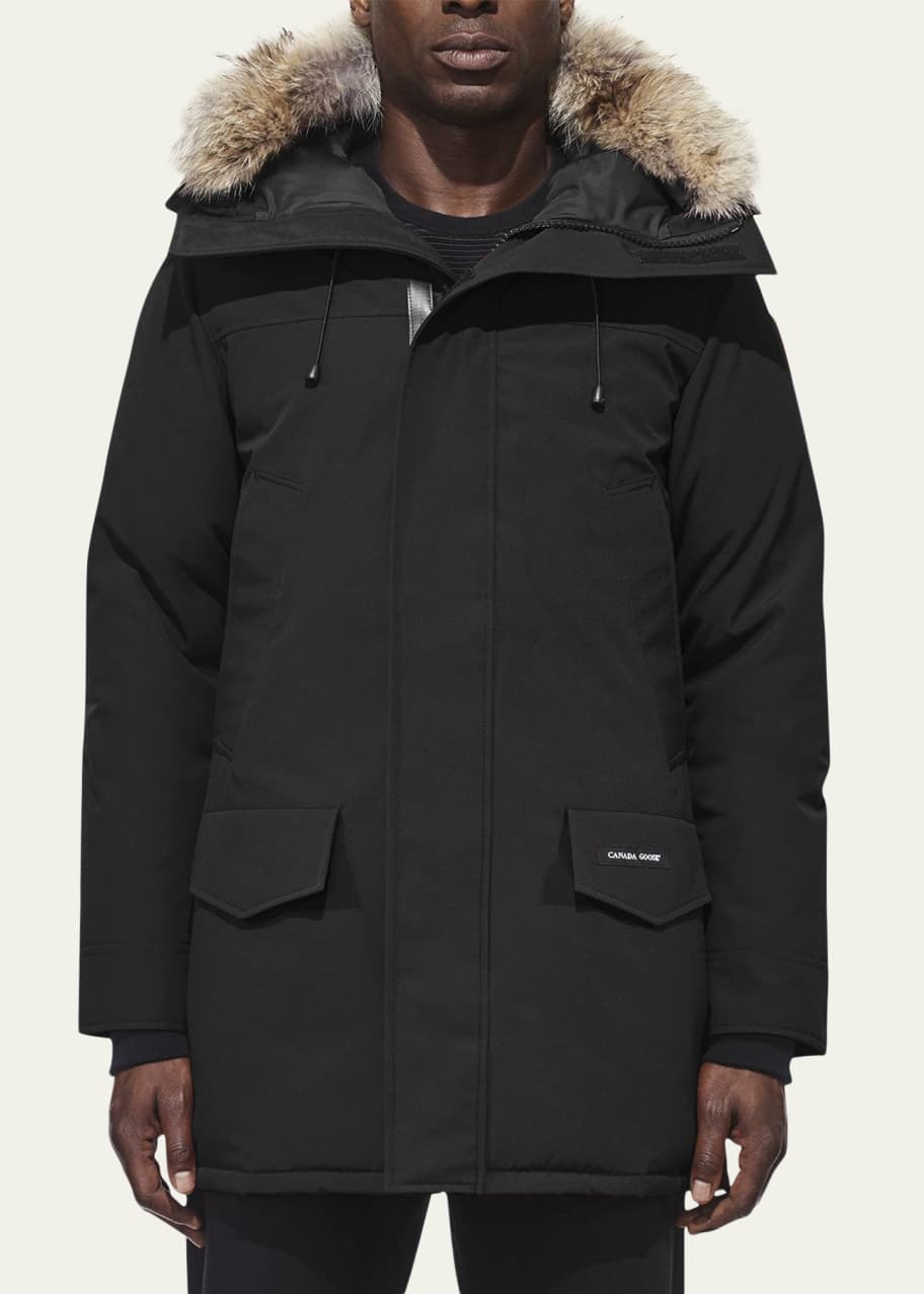 Canada goose langford arctic-tech parka jacket with fur hood top