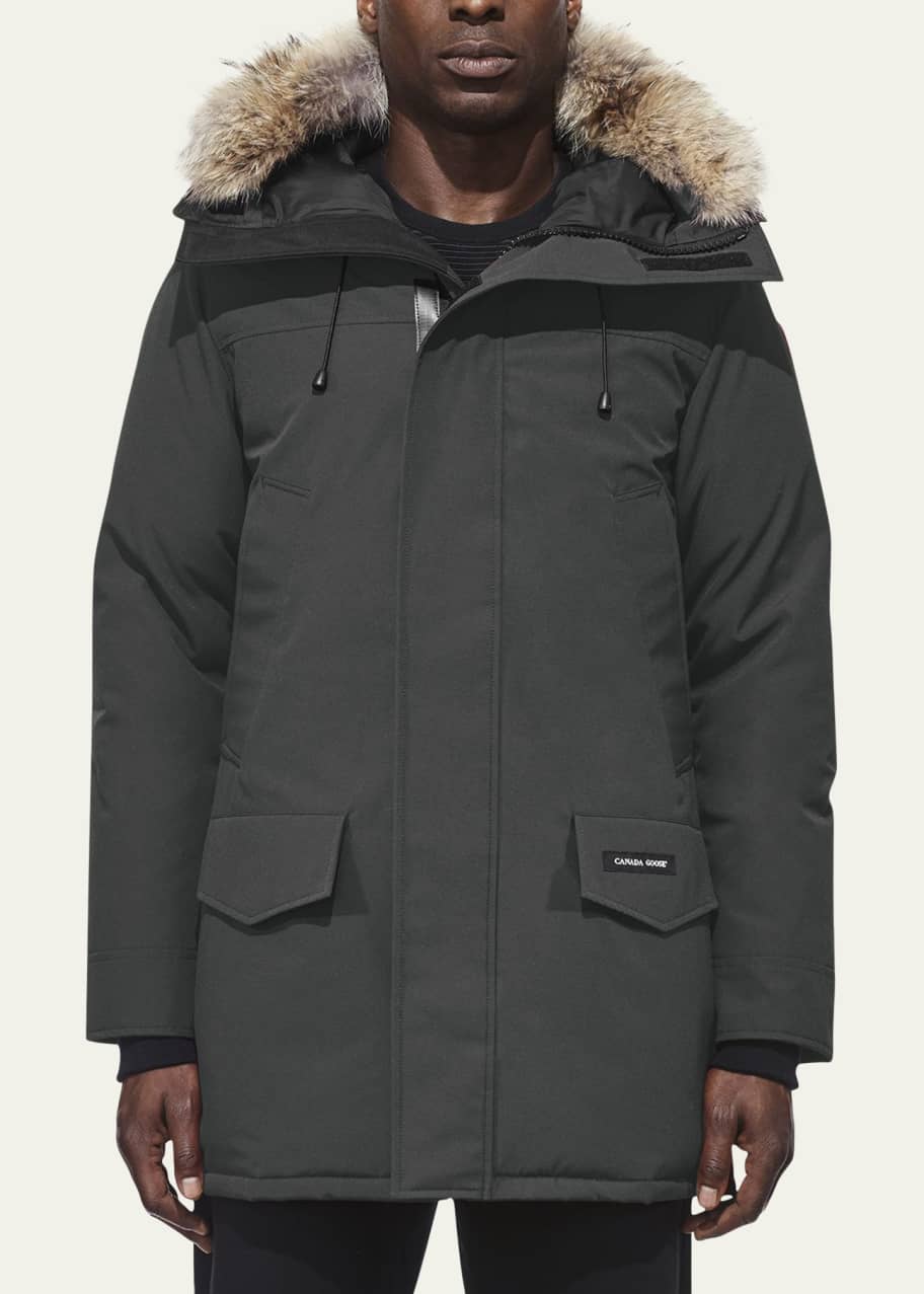 Image 1 of 1: Men's Langford Arctic-Tech Parka Jacket with Fur Hood