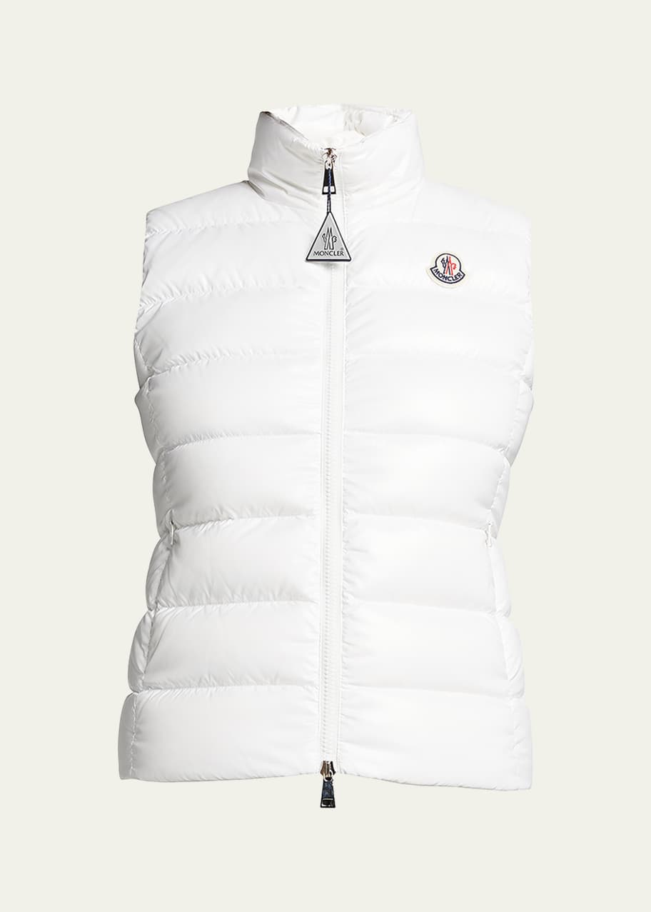 Ghany shiny deals quilted puffer vest