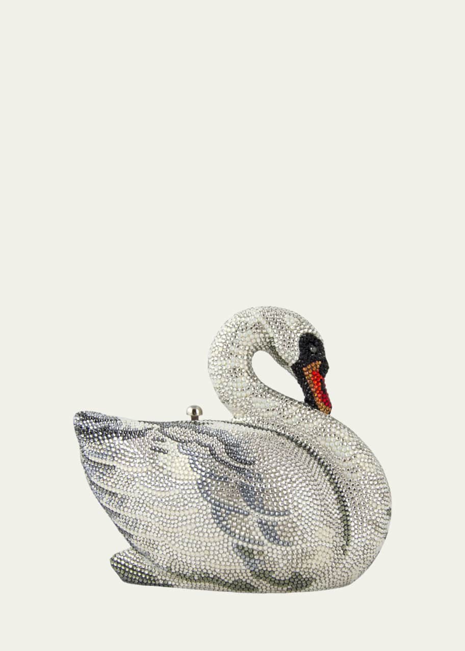 Judith Leiber Couture Swan Crystal Minaudiere - Bergdorf Goodman