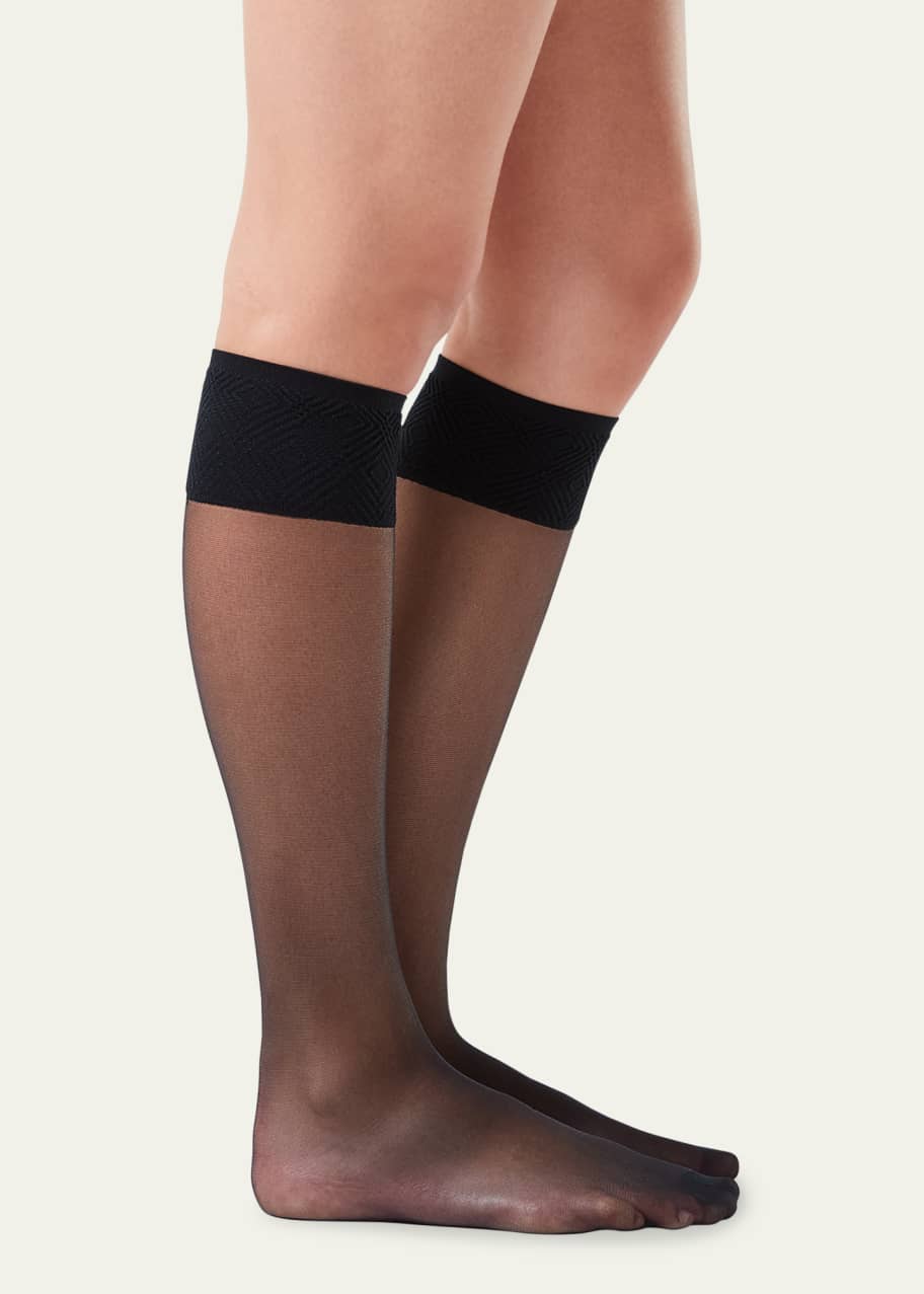 Sheer Hi-Knee Stockings