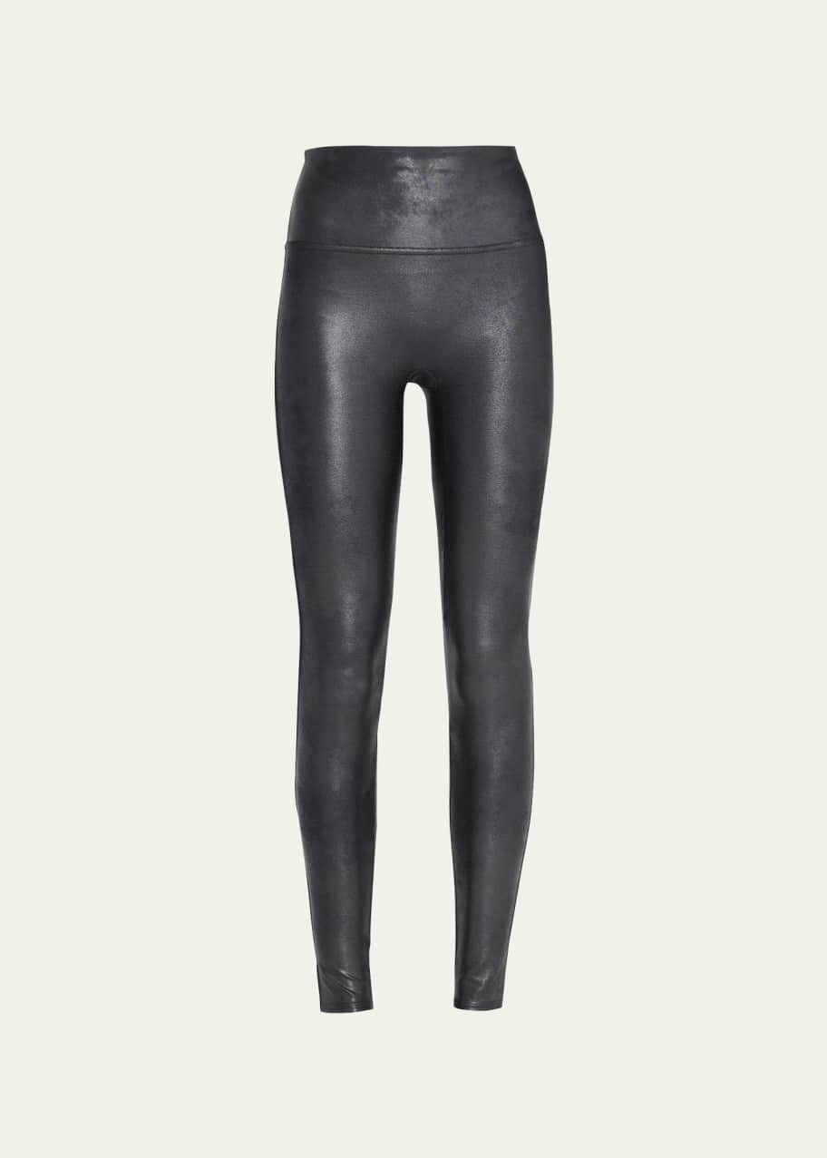 Spanx black faux leather leggings on sale