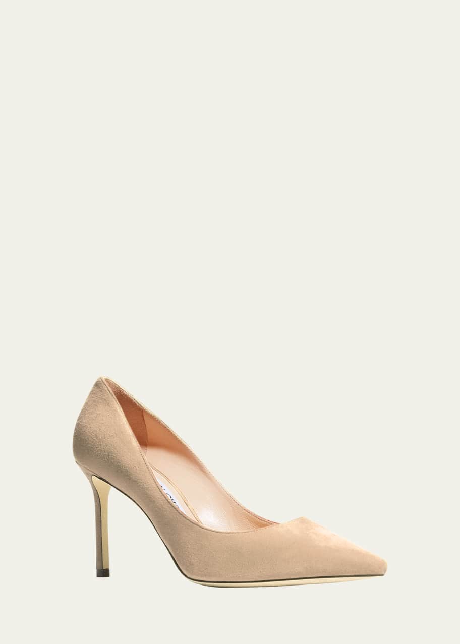 Jimmy Choo Romy Suede 85mm Pump Bergdorf Goodman