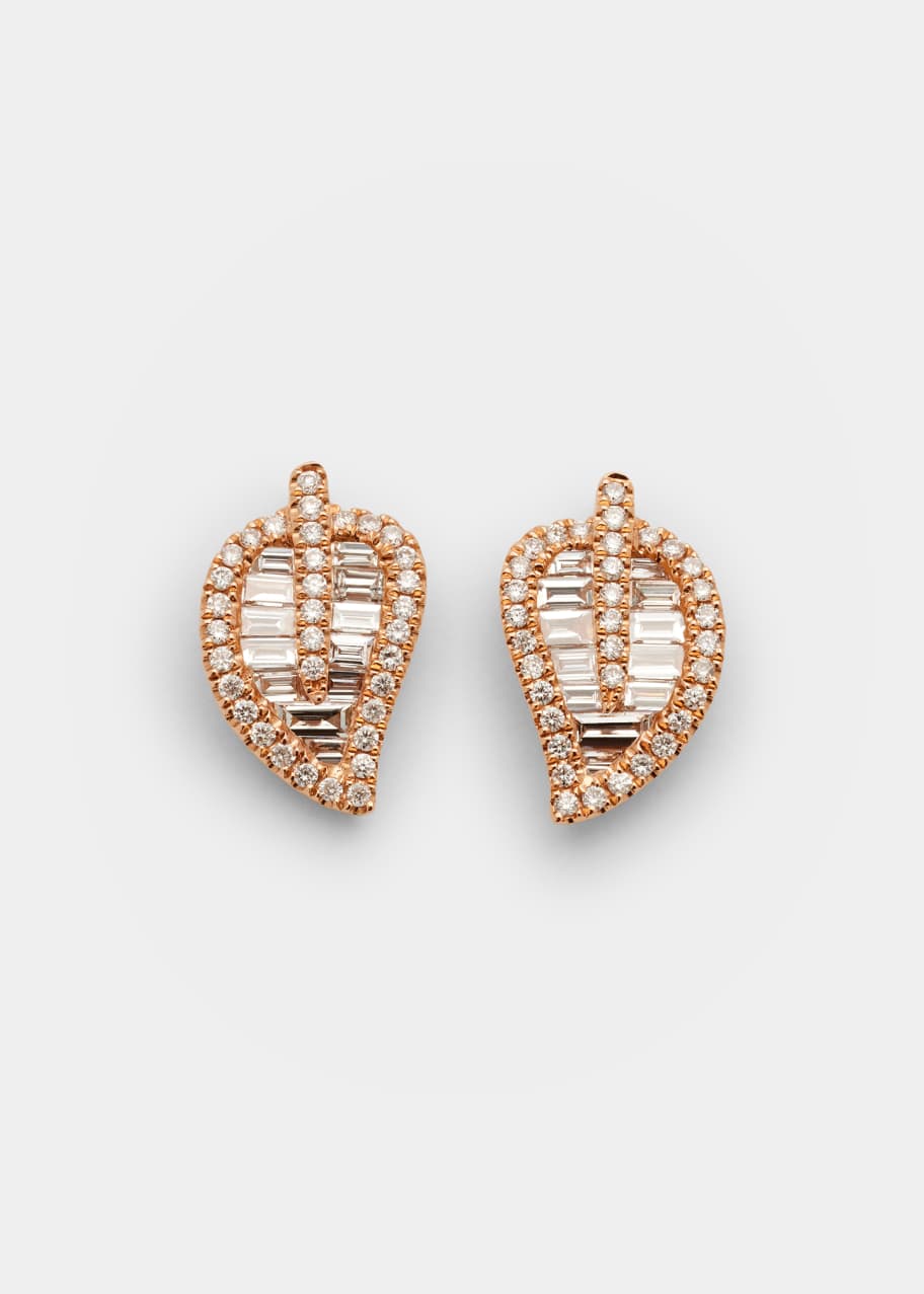 Anita ko sales leaf earrings