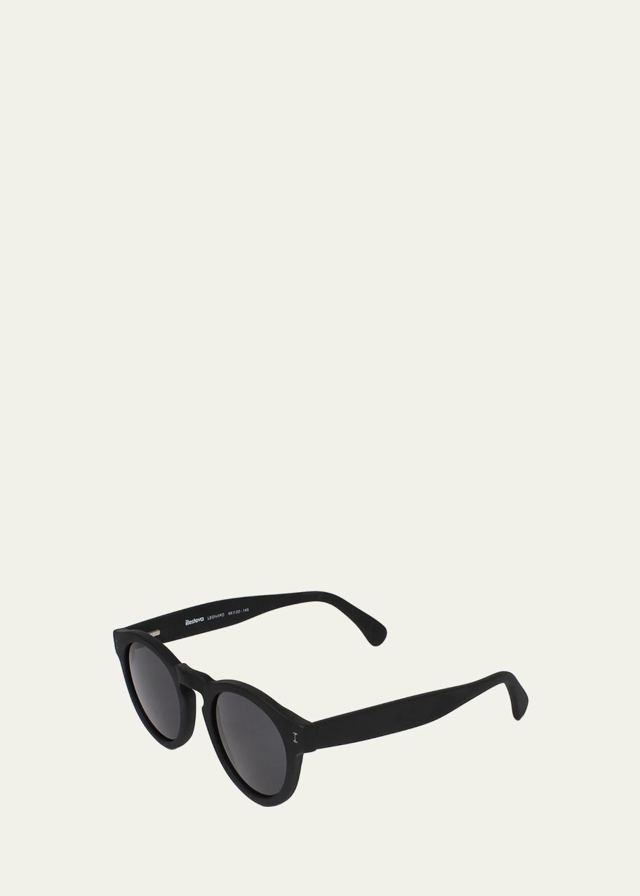 Illesteva Black Round Sunglasses Illesteva Sterling Round Black Sunglasses C2 48-21-145 | eBay main image 4