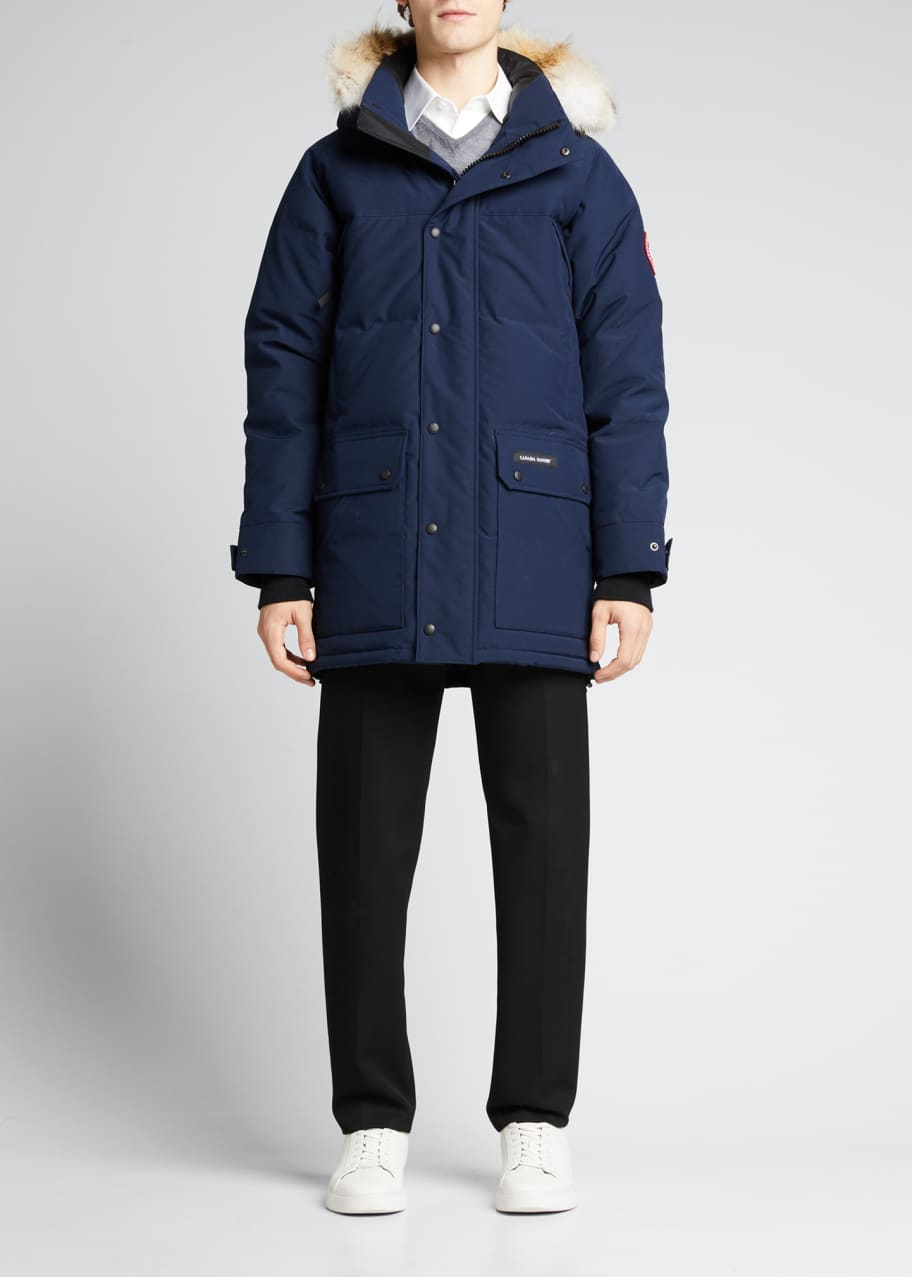 Canada goose emory down parka with fur-trim hood cheap
