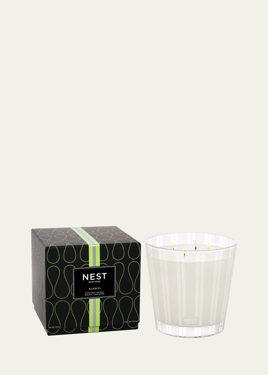 Image 1 of 1: 47.3 oz. Bamboo Luxury 4-Wick Candle