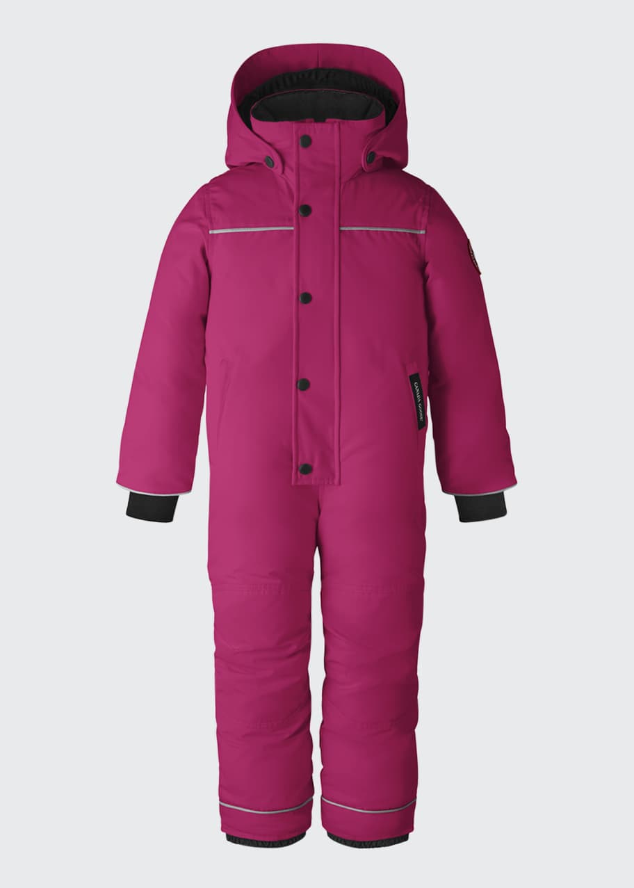 Image 1 of 1: Kid's Grizzly Hooded Snowsuit, Size 2-7