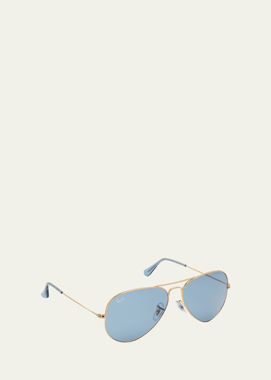 Ray Ban Teardrop Aviator Sunglasses Gold Bergdorf Goodman