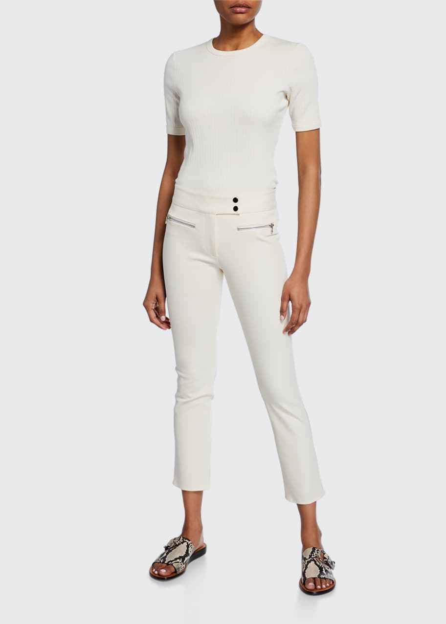 Metro Cropped Kick Flare Pants