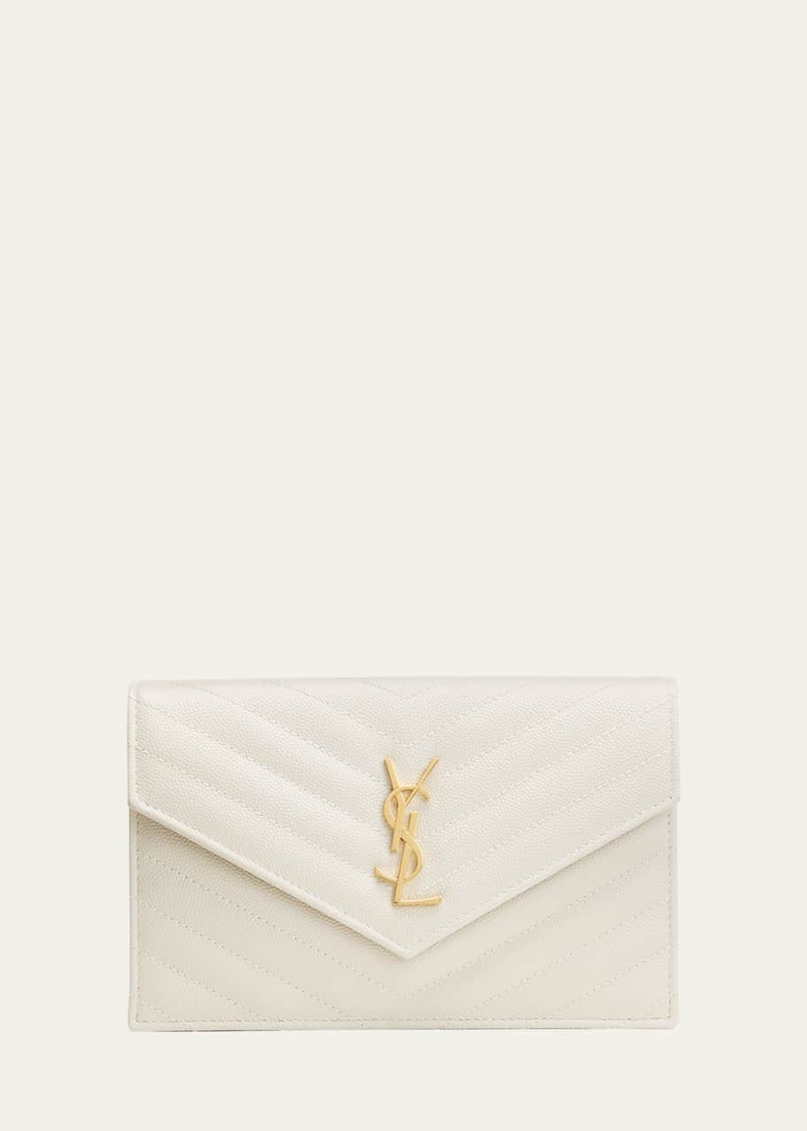 Saint Laurent YSL Envelope Wallet on Chain - Bergdorf Goodman