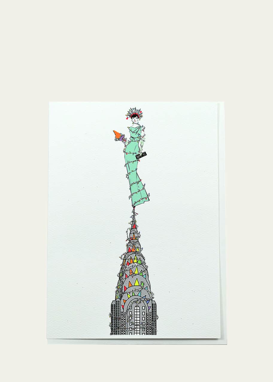 Image 1 of 1: Lady Liberty Folded Card