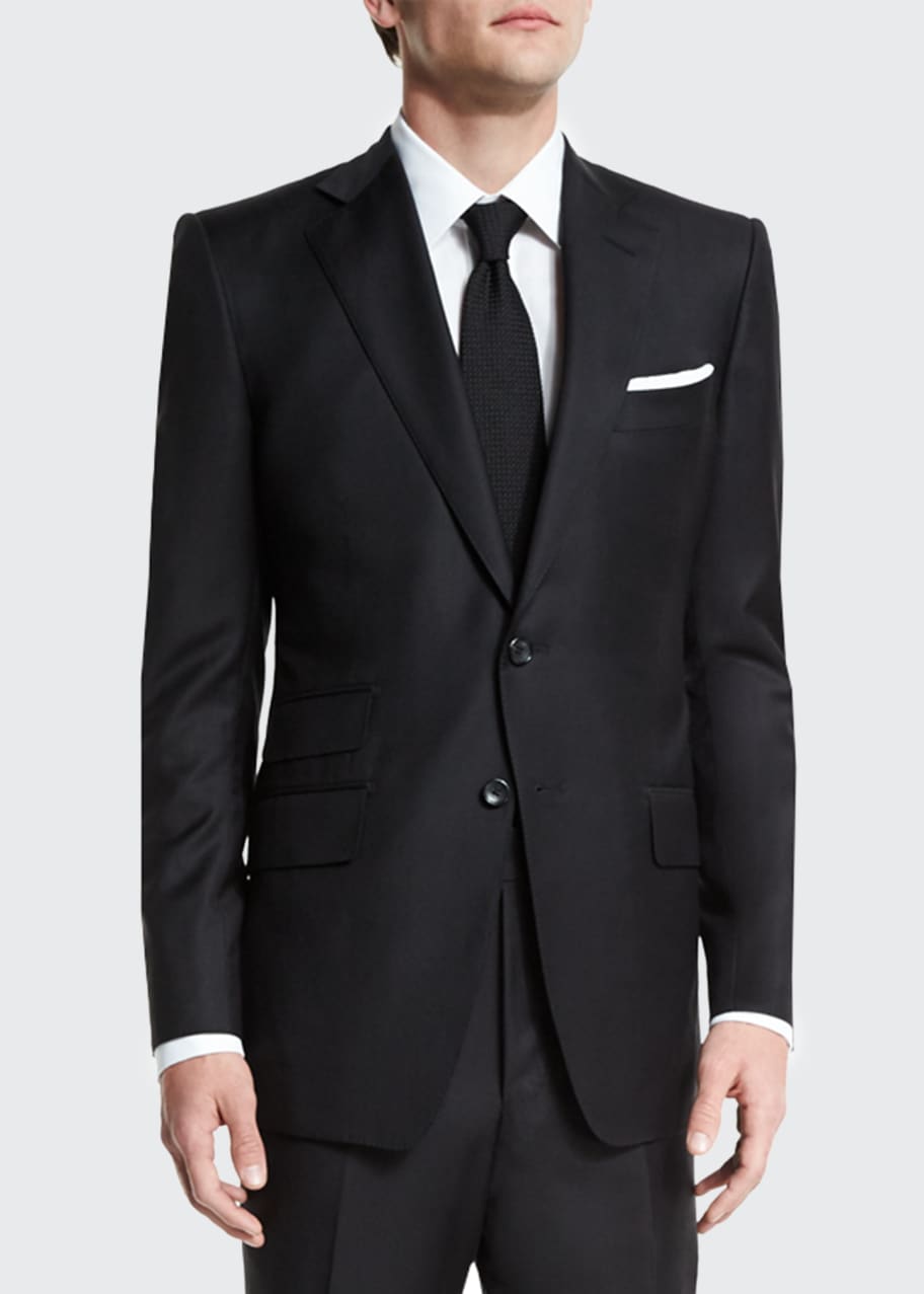 TOM FORD Men's O'Connor Base Trim Two-Piece 130s Wool Master Twill