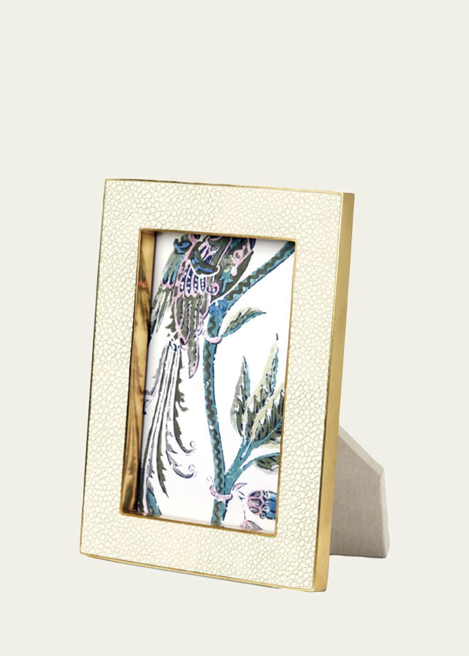 Image 1 of 1: Classic Faux Shagreen 5" x 7" Picture Frame