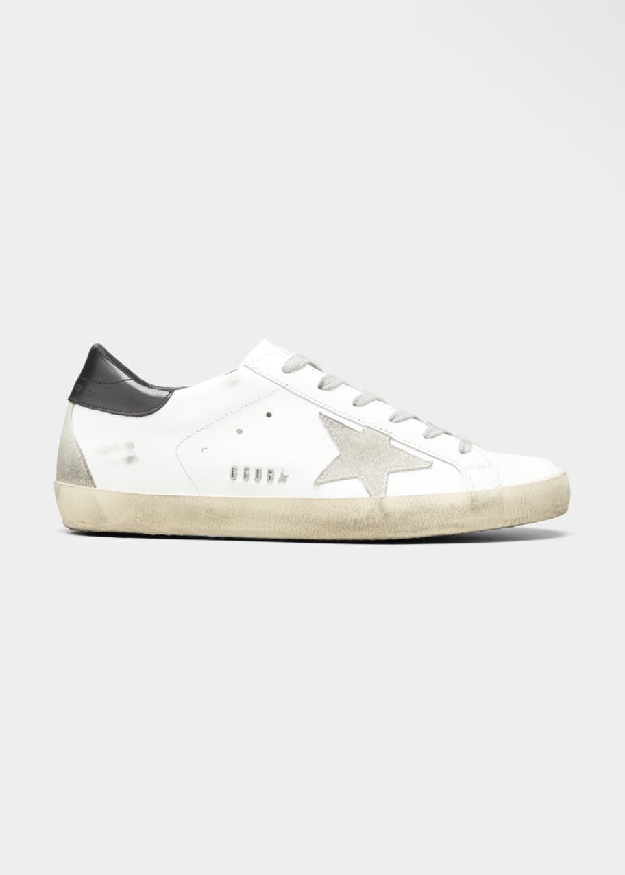 Golden Goose Distressed Leather Sneakers, White Pattern - Bergdorf Goodman