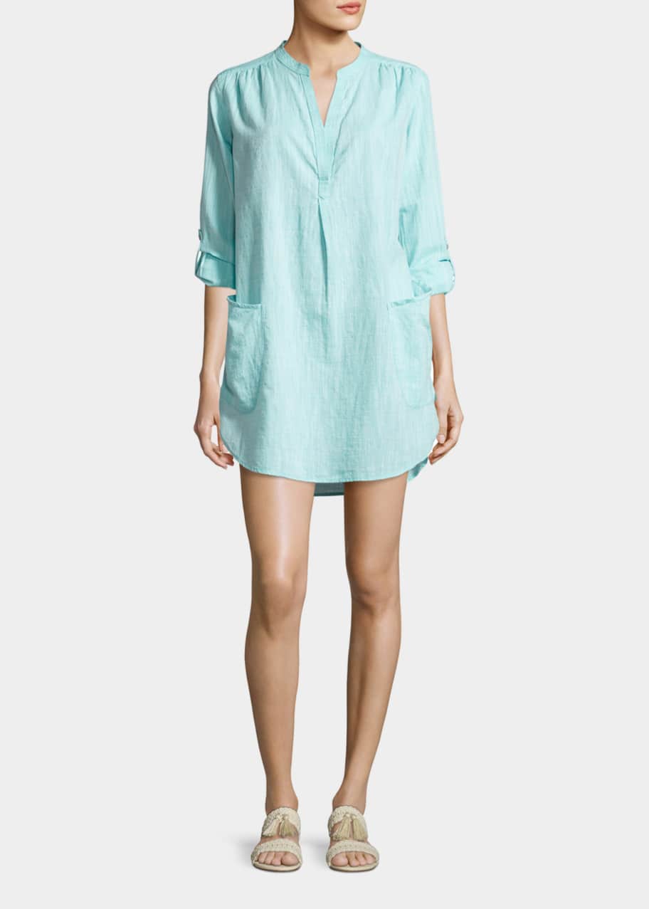Seafolly Boyfriend Beach Shirt Bergdorf Goodman