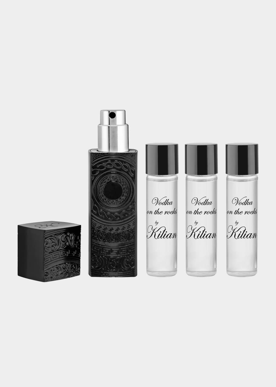 Image 1 of 1: Vodka on the Rocks Travel Spray with its 4 x .25 oz refills
