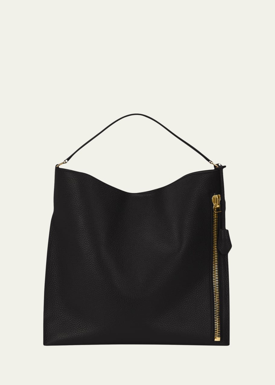 TOM FORD Alix Hobo Small in Grained Leather - Bergdorf Goodman