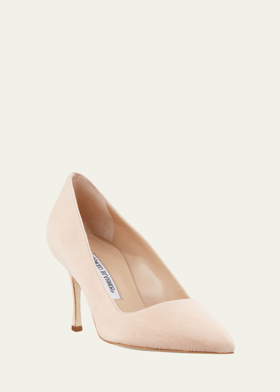 Image 1 of 1: BB 70mm Suede Pumps